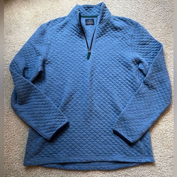 J Crew Quilted Half-Zip - Picture 4 of 10